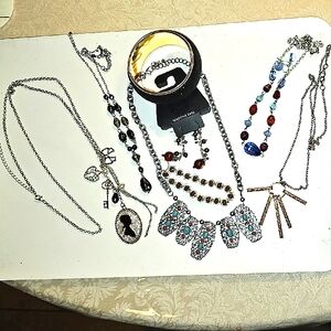 Elegant Silver and Gold Jewelry Set